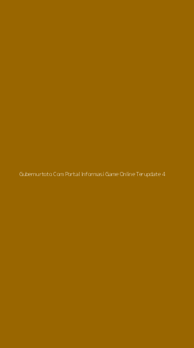 Tampilan Antarmuka Aplikasi Gubernurtoto Com Portal Informasi Game Online Terupdate - 4