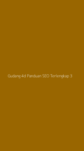Tampilan Antarmuka Aplikasi Gudang 4d Panduan Seo Terlengkap - 3