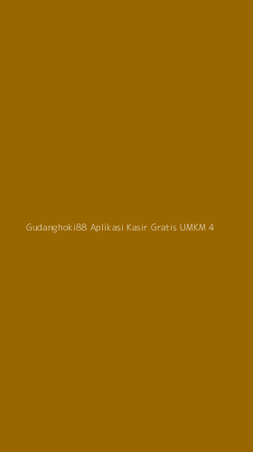 Tampilan Antarmuka Aplikasi Gudanghoki88 Aplikasi Kasir Gratis Umkm - 4