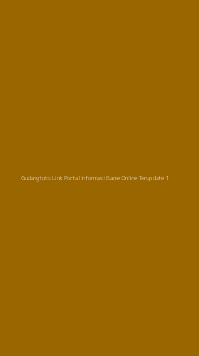 Tampilan Antarmuka Aplikasi Gudangtoto Link Portal Informasi Game Online Terupdate - 1
