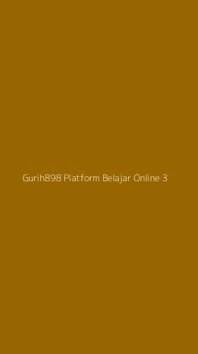 Tampilan Antarmuka Aplikasi Gurih898 Platform Belajar Online - 3