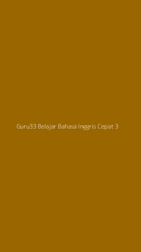 Tampilan Antarmuka Aplikasi Guru33 Belajar Bahasa Inggris Cepat - 3