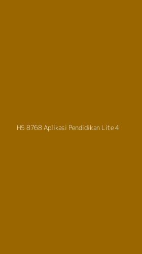 Tampilan Antarmuka Aplikasi H5 8768 Aplikasi Pendidikan Lite - 4