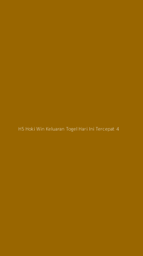 Tampilan Antarmuka Aplikasi H5 Hoki Win Keluaran Togel Hari Ini Tercepat - 4