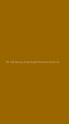 Tampilan Antarmuka Aplikasi H5 Hokibonus Download Premium Gratis - 4