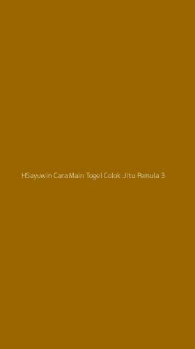 Tampilan Antarmuka Aplikasi H5ayuwin Cara Main Togel Colok Jitu Pemula - 3