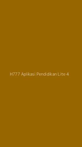 Tampilan Antarmuka Aplikasi H777 Aplikasi Pendidikan Lite - 4