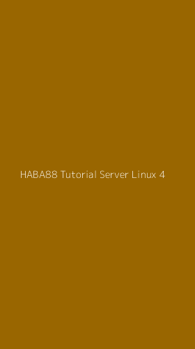 Tampilan Antarmuka Aplikasi Haba88 Tutorial Server Linux - 4
