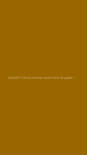 Tampilan Antarmuka Aplikasi Hacker777 Portal Informasi Game Online Terupdate - 1