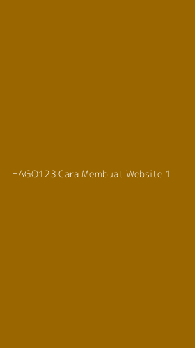 Tampilan Antarmuka Aplikasi Hago123 Cara Membuat Website - 1