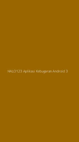 Tampilan Antarmuka Aplikasi Halo123 Aplikasi Kebugaran Android - 3