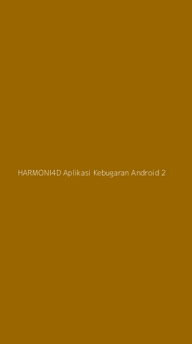 Tampilan Antarmuka Aplikasi Harmoni4d Aplikasi Kebugaran Android - 2