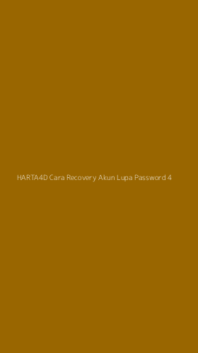 Tampilan Antarmuka Aplikasi Harta4d Cara Recovery Akun Lupa Password - 4