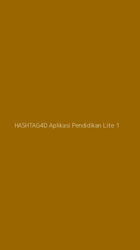 Tampilan Antarmuka Aplikasi Hashtag4d Aplikasi Pendidikan Lite - 1