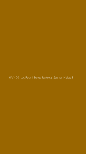 Tampilan Antarmuka Aplikasi Hay4d Situs Resmi Bonus Referral Seumur Hidup - 3