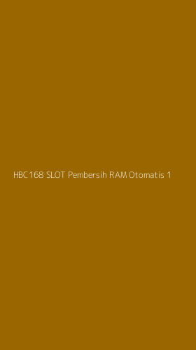 Tampilan Antarmuka Aplikasi Hbc168 Slot Pembersih Ram Otomatis - 1