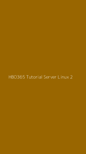 Tampilan Antarmuka Aplikasi Hbo365 Tutorial Server Linux - 2