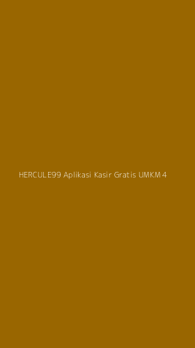 Tampilan Antarmuka Aplikasi Hercule99 Aplikasi Kasir Gratis Umkm - 4