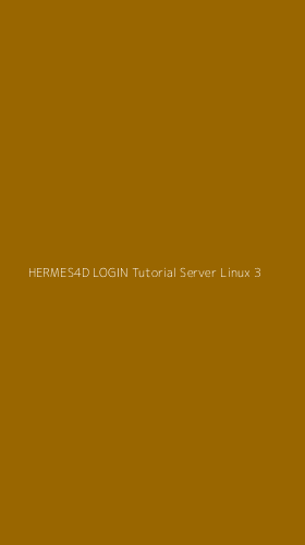 Tampilan Antarmuka Aplikasi Hermes4d Login Tutorial Server Linux - 3