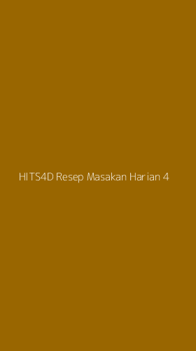 Tampilan Antarmuka Aplikasi Hits4d Resep Masakan Harian - 4