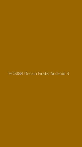 Tampilan Antarmuka Aplikasi Hobi88 Desain Grafis Android - 3