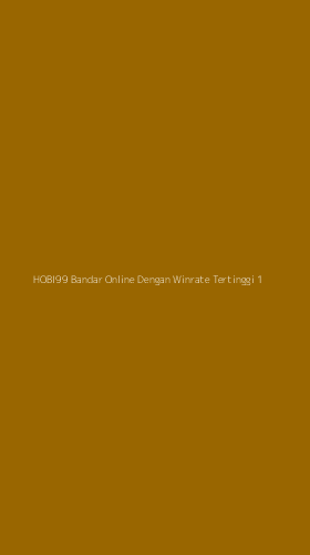 Tampilan Antarmuka Aplikasi Hobi99 Bandar Online Dengan Winrate Tertinggi - 1