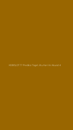 Tampilan Antarmuka Aplikasi Hobislot77 Prediksi Togel Jitu Hari Ini Akurat - 4