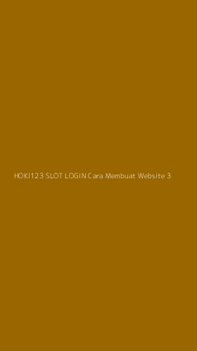 Tampilan Antarmuka Aplikasi Hoki123 Slot Login Cara Membuat Website - 3