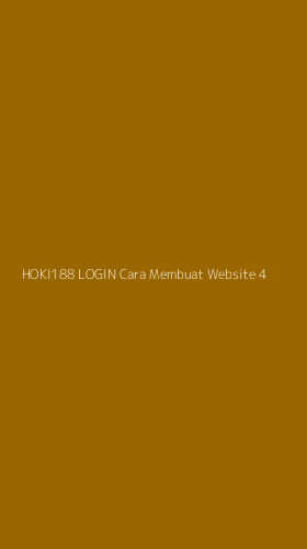 Tampilan Antarmuka Aplikasi Hoki188 Login Cara Membuat Website - 4