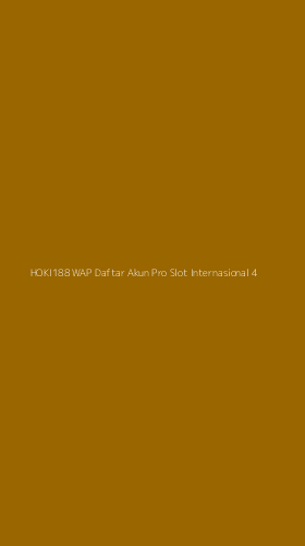 Tampilan Antarmuka Aplikasi Hoki188 Wap Daftar Akun Pro Slot Internasional - 4