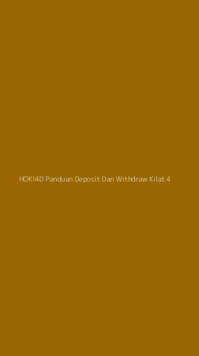 Tampilan Antarmuka Aplikasi Hoki4d Panduan Deposit Dan Withdraw Kilat - 4