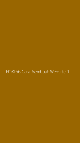 Tampilan Antarmuka Aplikasi Hoki66 Cara Membuat Website - 1