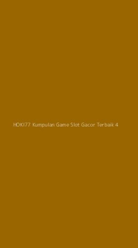 Tampilan Antarmuka Aplikasi Hoki77 Kumpulan Game Slot Gacor Terbaik - 4