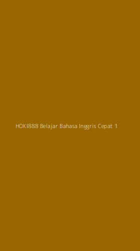 Tampilan Antarmuka Aplikasi Hoki888 Belajar Bahasa Inggris Cepat - 1