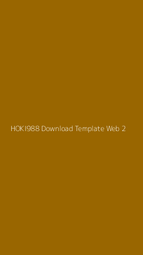 Tampilan Antarmuka Aplikasi Hoki988 Download Template Web - 2