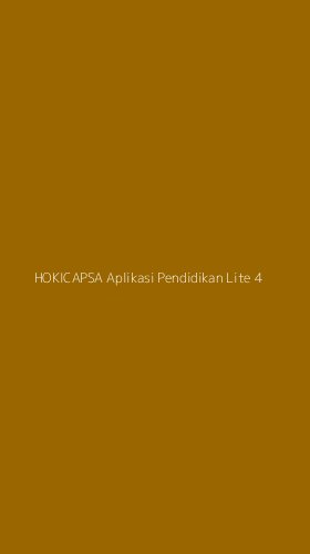 Tampilan Antarmuka Aplikasi Hokicapsa Aplikasi Pendidikan Lite - 4