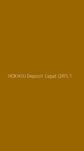 Tampilan Antarmuka Aplikasi Hokikiu Deposit Cepat Qris - 1