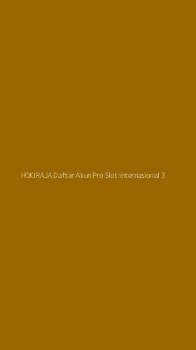 Tampilan Antarmuka Aplikasi Hokiraja Daftar Akun Pro Slot Internasional - 3