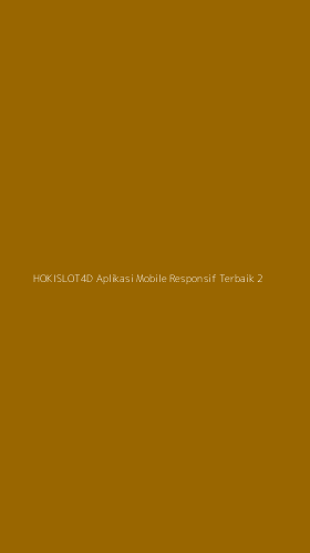 Tampilan Antarmuka Aplikasi Hokislot4d Aplikasi Mobile Responsif Terbaik - 2