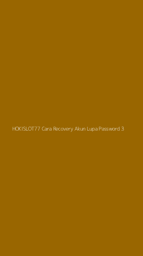 Tampilan Antarmuka Aplikasi Hokislot77 Cara Recovery Akun Lupa Password - 3