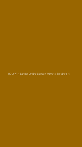 Tampilan Antarmuka Aplikasi Holywin Bandar Online Dengan Winrate Tertinggi - 4