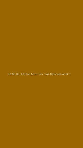 Tampilan Antarmuka Aplikasi Homo4d Daftar Akun Pro Slot Internasional - 1