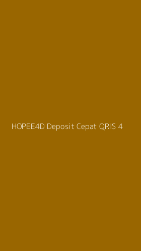 Tampilan Antarmuka Aplikasi Hopee4d Deposit Cepat Qris - 4