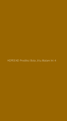Tampilan Antarmuka Aplikasi Hopee4d Prediksi Bola Jitu Malam Ini - 4