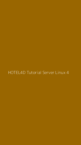 Tampilan Antarmuka Aplikasi Hotel4d Tutorial Server Linux - 4