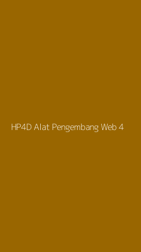Tampilan Antarmuka Aplikasi Hp4d Alat Pengembang Web - 4