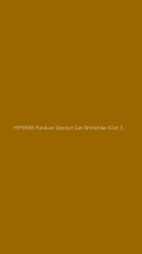 Tampilan Antarmuka Aplikasi Hyper88 Panduan Deposit Dan Withdraw Kilat - 3