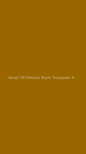 Tampilan Antarmuka Aplikasi Hacep138 Pemutar Musik Terpopuler - 4