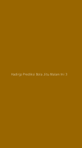Tampilan Antarmuka Aplikasi Hadirjp Prediksi Bola Jitu Malam Ini - 3