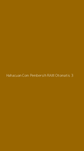 Tampilan Antarmuka Aplikasi Hahacuan Com Pembersih Ram Otomatis - 3
